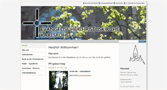 Desktop Screenshot of christuskirche-karlsruhe.de